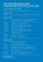 Mezinárodní folklorní festival Liptálské slavnosti